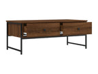 Brown oak coffee table, 101x49x39.5 cm, engineered wood, 93112QXXP