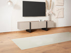 Bohometop TV stand with 4 doors - Beige and Black - Bohometop 43714WKVK
