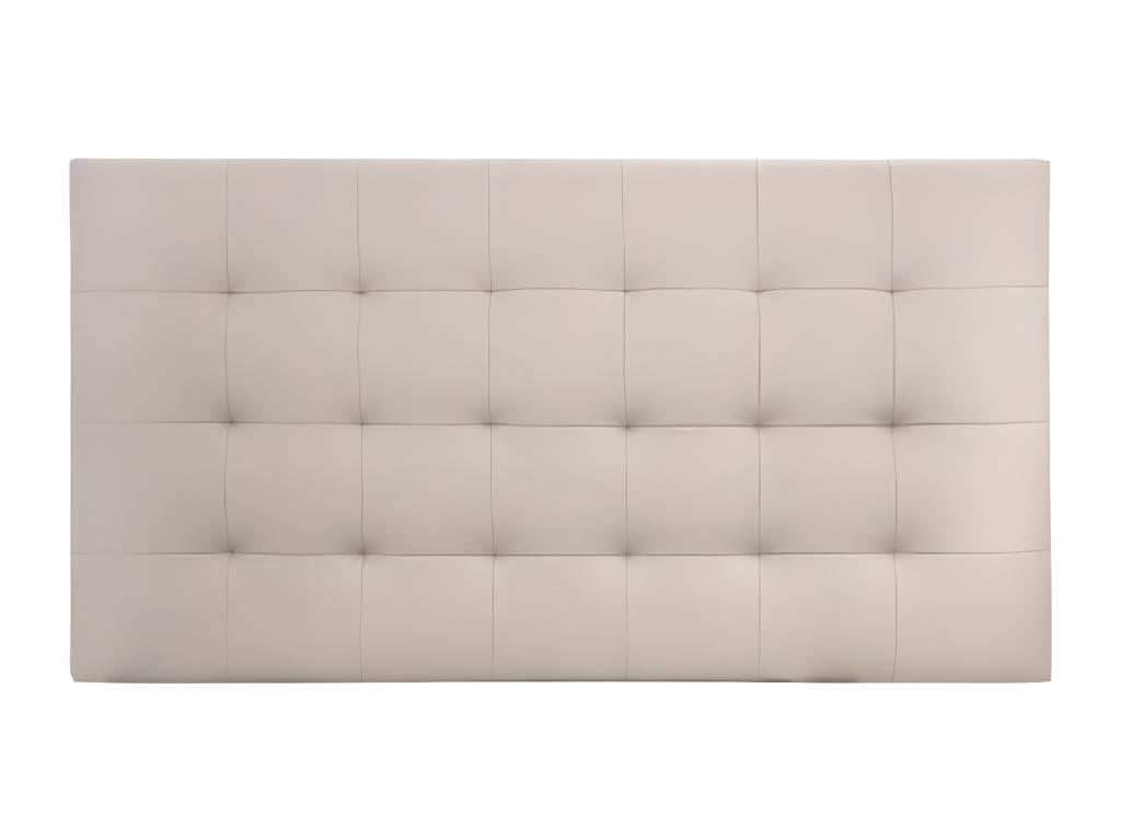 Brown faux leather upholstered headboard 160x80cm - Nidchicshop 20543AUQY