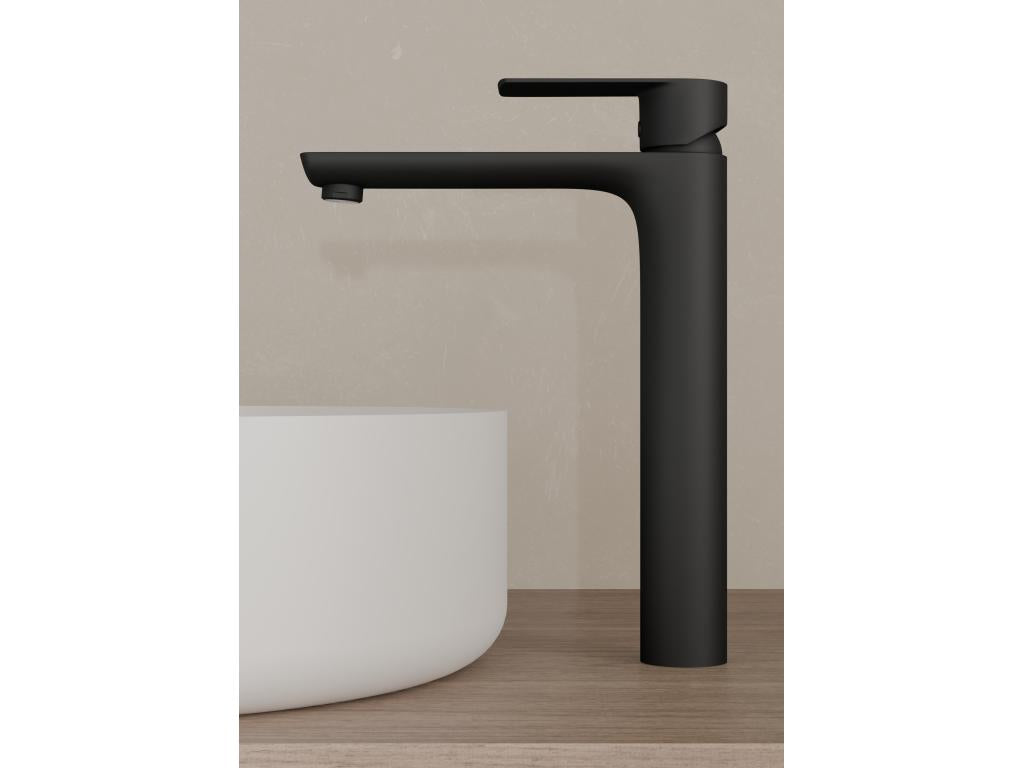 Black basin mixer tap - Bohometop 91564QMCJ