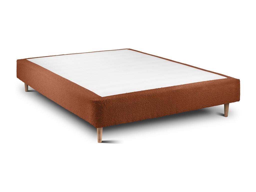 Bohometop Bouclé Upholstered Bed Base 150x190 H35cm 10531SJIL