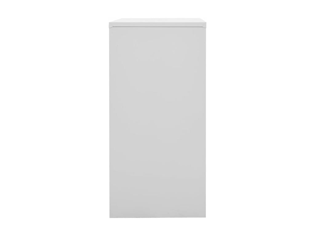 5-piece locker cabinets, light grey and blue, 90x45x92.5 cm, steel, 06443JDUQ
