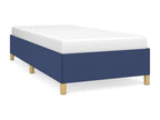 Blue Bed Frame 100x200 cm Fabric 62333MXBB