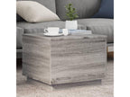 Coffee table with Bohometop LED Bohometop gray 50x50x40 cm 80813OBQM
