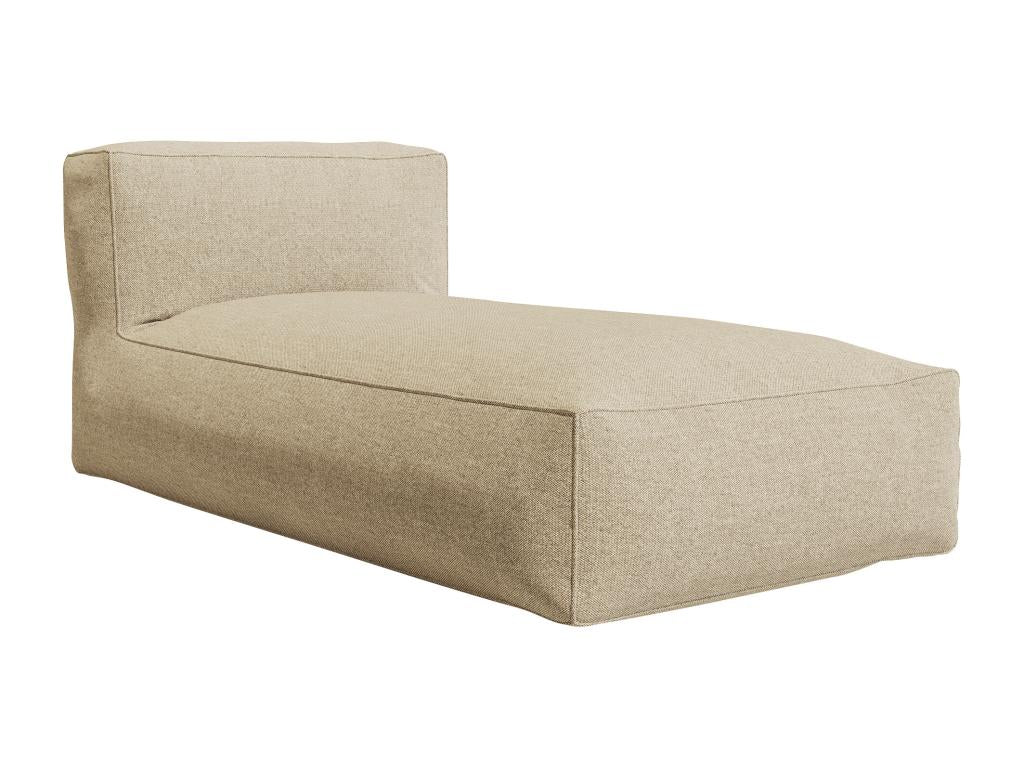 Fabric garden chaise longue - Beige - Bohometop 01284TATN