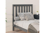Grey Headboard 96x6x101 cm Solid Pine Wood 54946RIUQ