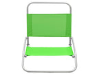 Folding Beach Chairs 2 pcs Green Fabric 37520PPCU