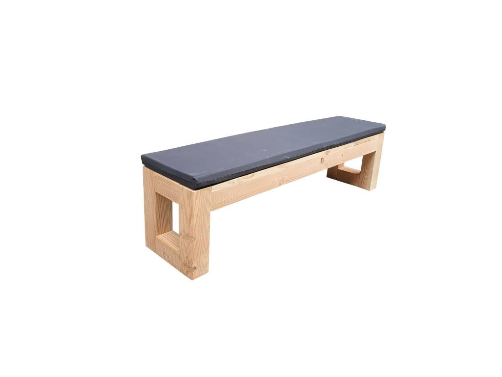 Nidchicshop - Nidchicshop garden bench 170Lx45Hx38D cm with cushion 31998WELP