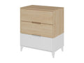 Bohometop 37870EFSA 3-drawer chest in white fiberboard and wood