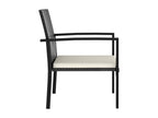 2-Piece Garden Dining Chairs, Black Wicker Resin, 33042IJBW