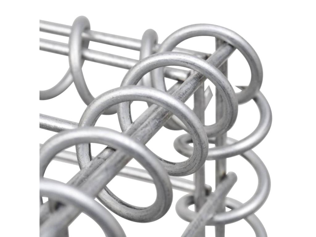 Gabion basket, galvanized steel, 150x50x100, 58268MTHP