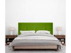 Bohometop Smooth Faux Leather Headboard with Buttons 145x105cm with Legs for 135/140cm Beds - Green 62735BJIB