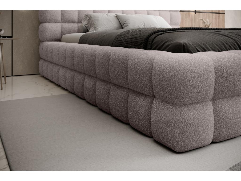 Nidchicshop Bed M 160x200 / Fabric-Pink 06389PUNB