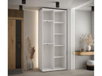 Bohometop 6 Sliding Door Wardrobe 235.2/120/45 2 Doors White/White/Silver 69855FCDH