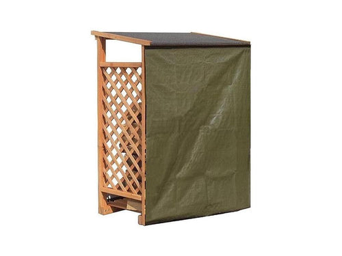 Simple honey-colored wooden log store 56132LEPR