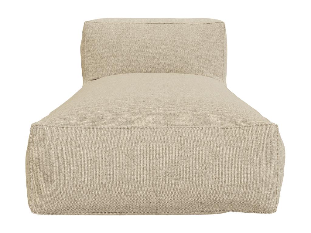 Fabric garden chaise longue - Beige - Bohometop 01284TATN