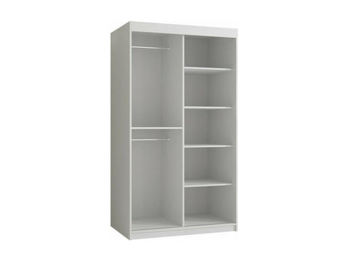 Homelumiere 100 Black Wardrobe 200x100x62cm Sliding Wardrobe Doors