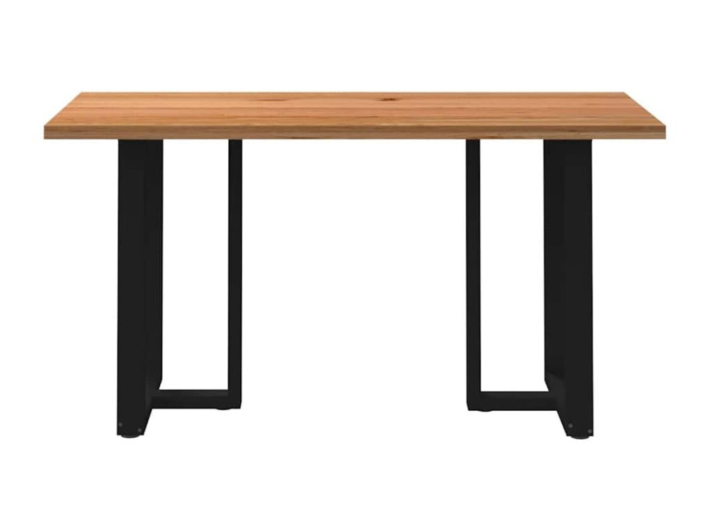 Light brown rectangular solid oak dining table 26631CHDG