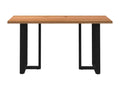 Light brown rectangular solid oak dining table 26631CHDG