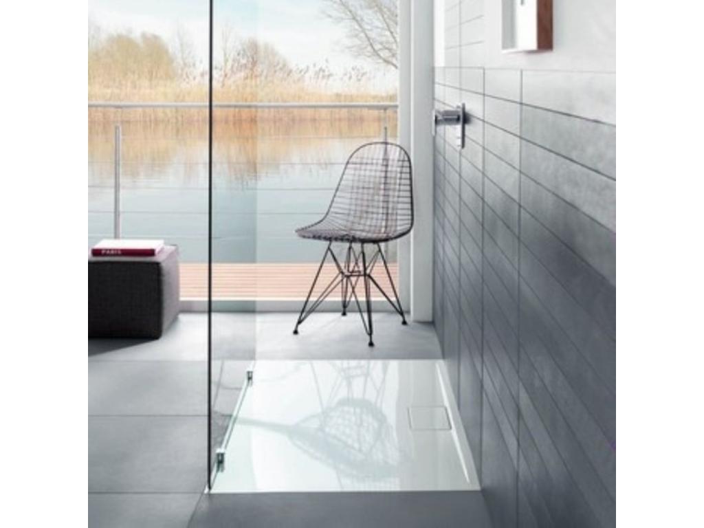 Bohometop 80x80 cm square acrylic white shower tray 07043FOJZ