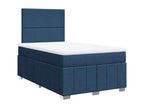 Bohometop bed base with blue mattress 120x190 cm fabric 88427EWUF