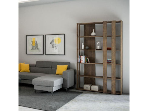 Nidchicshop Small B bookcase, walnut, 85410BEKK