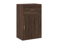 Brown oak storage cabinet 56.5x39x90 cm engineered wood 06671MGKG