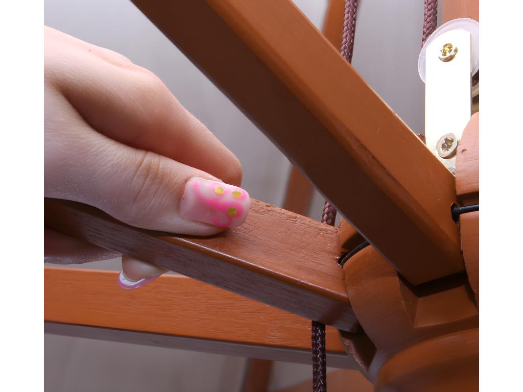 Wooden parasol garden parasol Bohometop market parasol 3.5m - cream 84090HHBP