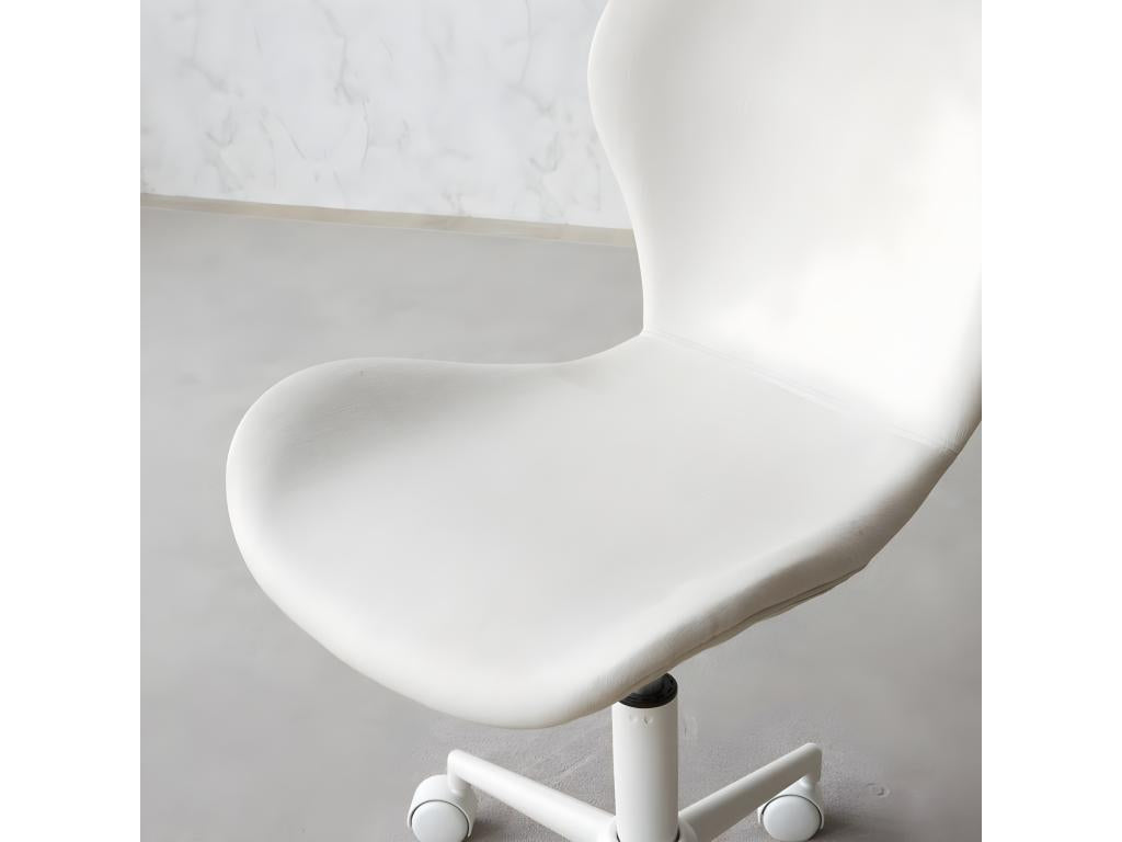 Beige upholstered office chair 56x85 94381JYLA