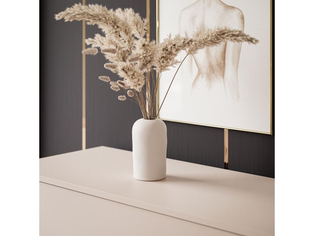 Nidchicshop 95cm Chest of Drawers with LED Lighting and Black Handles 20039KHGW