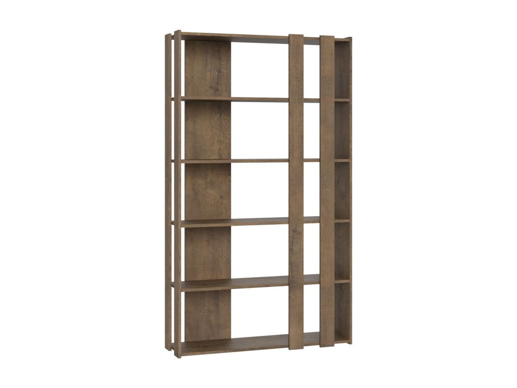 Nidchicshop Small B bookcase, walnut, 85410BEKK