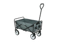 Folding beach trolley with plastic wheels and a maximum load capacity of 120 kg, in grey 23520CUAQ