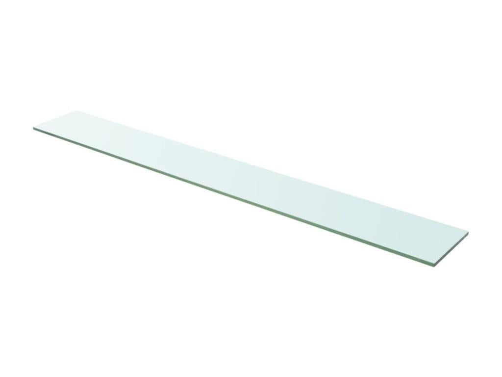 Shelf panels, 2 pcs, Clear Glass, 110x15 cm, 98550CQWN