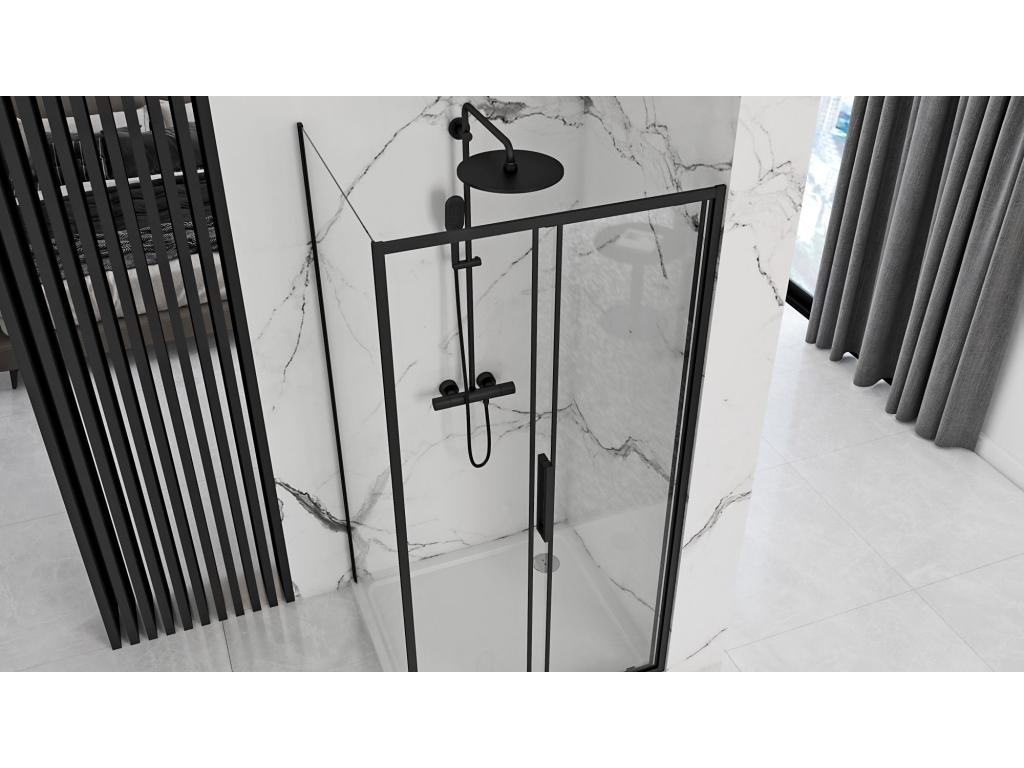 Bohometop Shower Cabin 130x90 Black 05219CRIQ