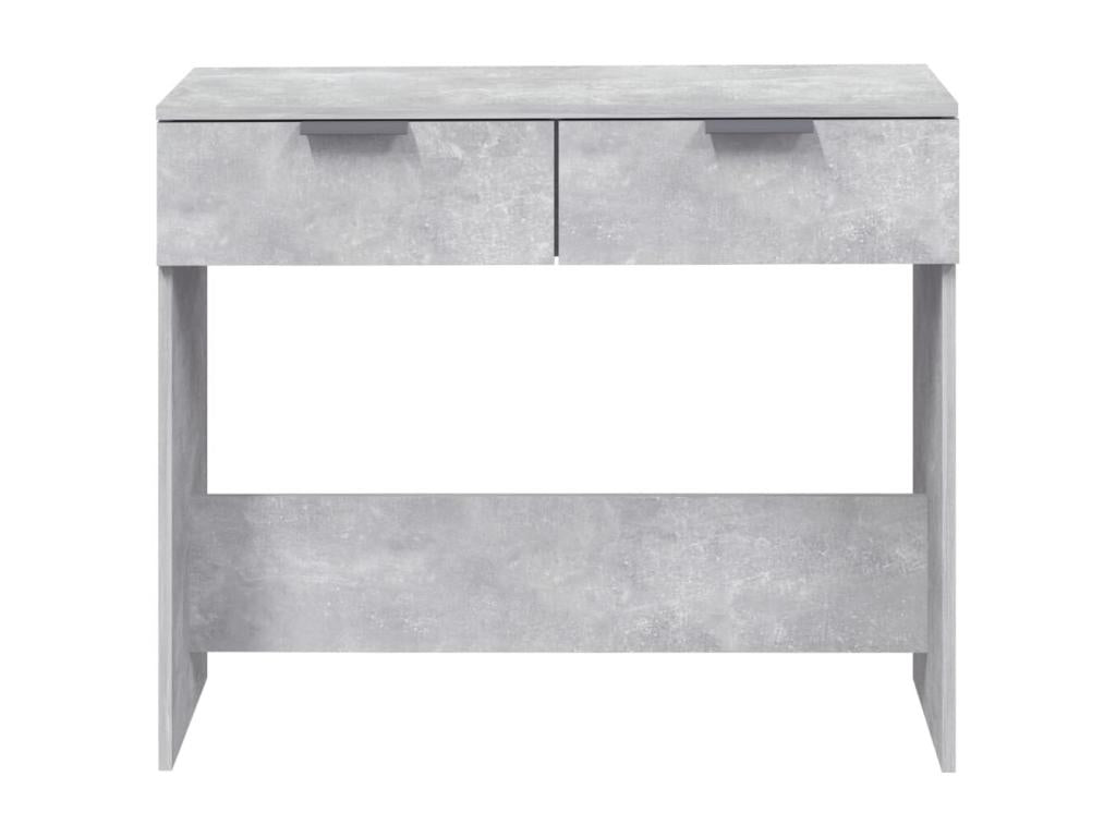 Concrete Grey Console Table 90x36x75 cm Engineered Wood 38859EIOI