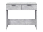 Concrete Grey Console Table 90x36x75 cm Engineered Wood 38859EIOI