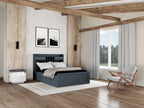 Bed with storage 140x190 cm - Pine - Anthracite Grey - Nidchicshop 47300URBZ