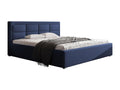 Bohometop 103 Double Blue Bed 160x200 Upholstered Slatted Base to Bohometop 180x223x93cm 12759ARMZ