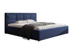 Bohometop 103 Double Blue Bed 160x200 Upholstered Slatted Base to Bohometop 180x223x93cm 12759ARMZ