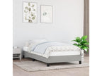 Bed frame without mattress light gray 90x190 cm fabric 70993KQRR