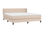 Upholstered divan bed with Cappuccino mattress 180x200 cm 57659RWBD