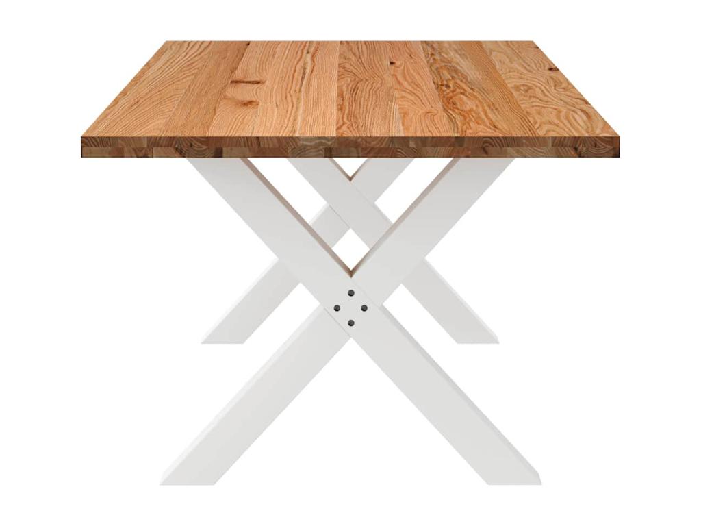 Light brown rectangular solid oak dining table 22887DKNA