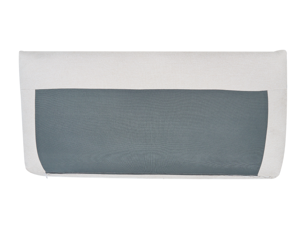 Right-hand corner sofa bed with upholstered backrest in beige polyester fabric, Nidchicshop 82151FBLW