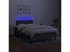 Nidchicshop bed base and mattress with LED lighting, Dark Grey, 120x200 cm, 64095ZAXY
