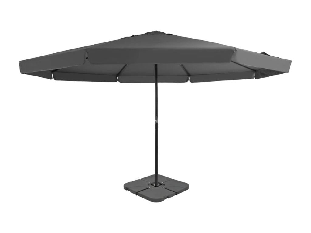 Parasol with portable base, Anthracite 09836WOUT