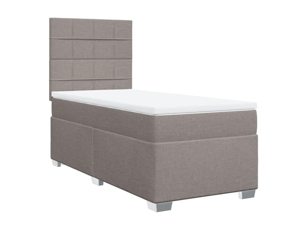 Bohometop bed base with Bohometop mattress 90x200 cm Fabric 82675PBLZ