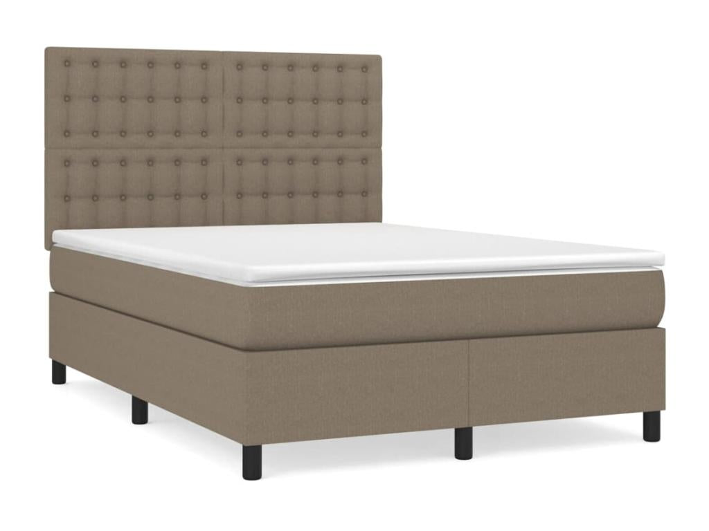Bohometop bed base with Bohometop mattress 140x200 Fabric 20040YXXJ