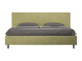 Bohometop storage bed, upholstered, 200x210 cm, green microfiber, Bohometop 29381YELO