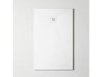 Bohometop extra-flat shower tray - Bohometop Texture in White Polyester Bohometop - L100xl140xh2.6cm - Bohometop 45992QODV
