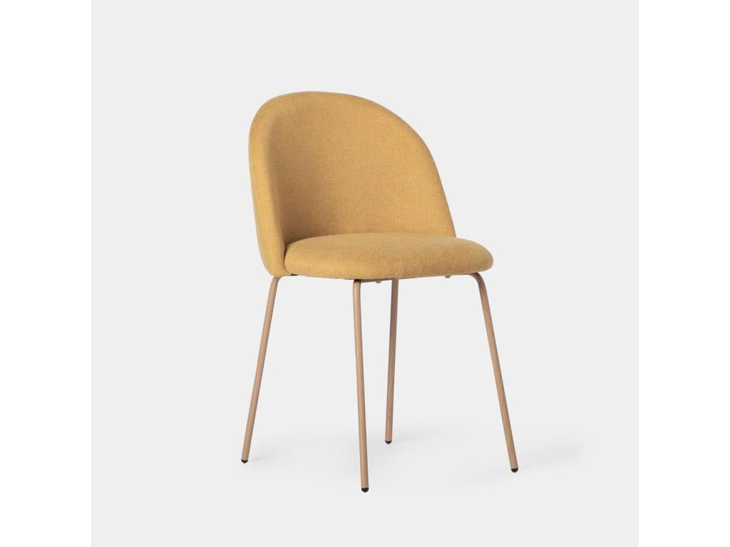 Mustard fabric dining chair 49x81 cm - Bohometop 31527ZCFG